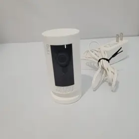 Sum4e5 Ring Indoor Cam Security Camera - Plug-in 1080p Hd Night Vision White