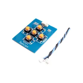 Runcam 736952004895 Key Board For Fpv Camera Osd Setting Compatible With Foxeer Blue