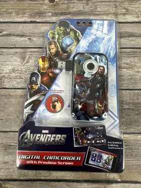 Sakar 021331380432 Marvel Avengers Digital Camcorder With Preview Screen Editing Software New