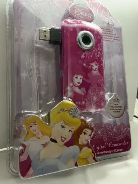 38005 Sakar Disney Princess Digital Camcorder With 1.5 Inch Preview Screen Pink Software