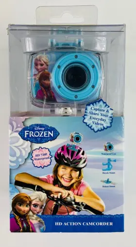 0920914 Sakar Mid#0920914 Disney Frozen Hd Action Camcorder 720p Waterproof Bicycle And Helmet Mounts