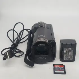 Smx-f40bn Samsung F-40bn F40 Smx-f40bn/xaa 65x Zoom Camcorder W Battery Charger Memory Card Works