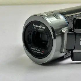 Hmx-q20 Samsung Full Hd Camcorder 2.7 W Battery And Sd Card Tested Works #3