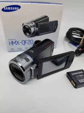 Hmx-qf20 Samsung 40x Zoom Compact Digital Video Camera Camcorder Extras #3