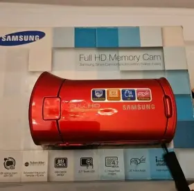 Hmx-t10onm Samsung Hmx-t10on/xxa Full Hd Memory Cam Hmx-t10onm/xaa 1920x1080 Digital Camcorder Red Color