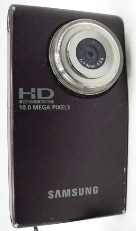 Hmx-u10un Samsung Hmx-u10 Un/xaa Digital Camcorder Hd 10mp Purple No Charger Batteries
