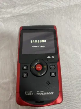 Hmx-w200rn Samsung Full Hd Shock And Waterproof Digital Camera W2-1 Working #2
