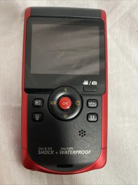 Hmx-w200rn Samsung Full Hd Shock And Waterproof Digital Camera W2-1 Working