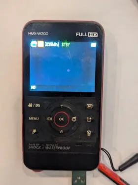 Hmx-w300rn Samsung Hmx-w300rn/xaa Sport Cam Aqua Mode Hmx-w300 Shock And Waterproof Red Full Hd Tested