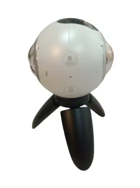 Rfaha0kwsrz Samsung Sm-c200 Gear 360 Orig 360-degree Dual Cmos 15mp Camera Works Complete #2