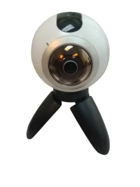 Rfaha0kwsrz Samsung Sm-c200 Gear 360 Orig 360-degree Dual Cmos 15mp Camera Works Complete #3