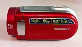 Sc-mx20er Samsung Digital Camcorder And Charger Cradle Battery - Tested Works #2