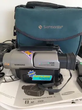Sca20 Samsung Cam 8mm Camcorder And Accessories #2