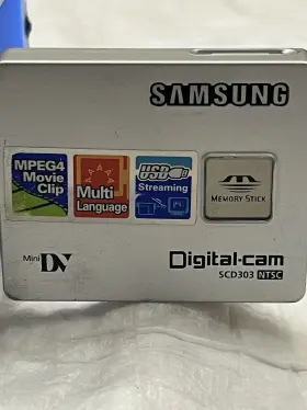 Scd303 Samsung Minidv Digital Handy Cam With Battery Tested Working #2