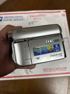 Sc-d455 Samsung Scd455 Silver Mini Dv Camcorder