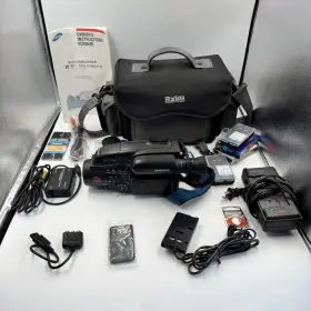 Sck80 Samsung Digital Camcorder With 3 Batteries Tapes Manual And More Accessories