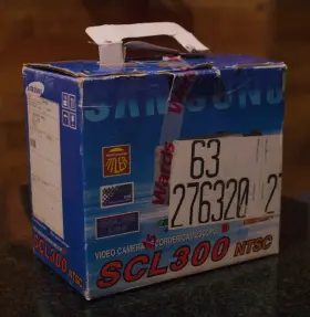 Scl-300 Samsung Scl300 Video8 Camera Recorder Camcorder With Cables Battery And Cassette #2