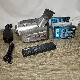 Scl540 Samsung Vintage Video Camcorder 8mm Color Lcd Works With Accessories #2