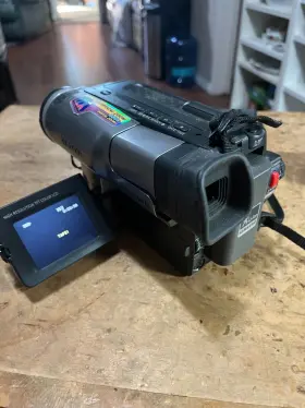 Scl700 Samsung Hi8 Video Camcoder With Battery And Charger - Tested Working #3