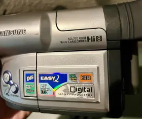 Scl770 Samsung Hi8 8mm Tape Video Camera Camcorder #3