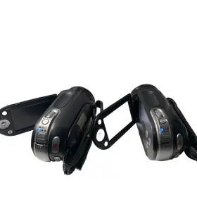 Smx-f34bn Samsung Smx-f34 Lot Of 2 Camcorder 42x Smx-f34bn/xaa - Great Condition Lcd Issues