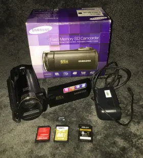 Smx-f50bn Samsung Smx-f50bn/xaa Hyper Dis Memory Sd Camcorder With 65x Optical Zoom And 3 Cards Tested