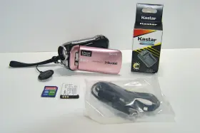 Vpc-gh1ta Samsung Sanyo Xacti Dual Camera Full Hd Pink Tetsed Working Bundle Accessories