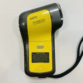 Vpc-ca102 Sanyo 086483073663 Xacti Dual Camcorder Camera Waterproof Hd Tested Working Yellow #2