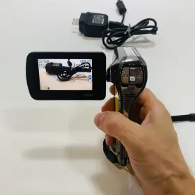 Vpc-ca102 Sanyo 086483073663 Xacti Dual Camcorder Camera Waterproof Hd Tested Working Yellow #3