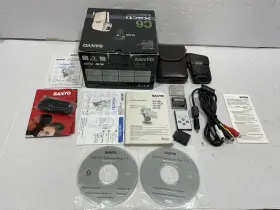 Vpc-c6 Sanyo 973934409767 Digital Movie Camera Xacti Black With Complete Accessories/manual
