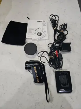Pds-hd1010 Sanyo Hd1010 Xacti With Battery Docking Station Power Supply Etc #2