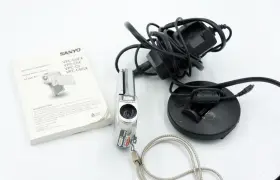Vpc-c5 Sanyo Xacti Mp4 Movie/still Camera With Docking Station Book More #294