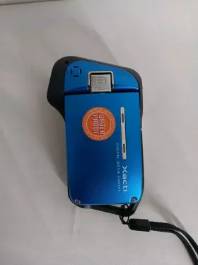 Vpc-e2bl Sanyo Xacti E2 Waterproof Digital Movie Camera Vpc-e2 Usb/av Cords - Used #3