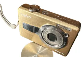Vpc-e760 Sanyo Rose Gold Camera Tested No Battery Or Charger