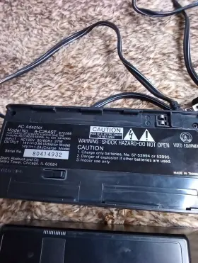 934.53741750 Sears Vtg Solid State Vhs Movie Camera Recorder Battery And Charger Model 934 #3
