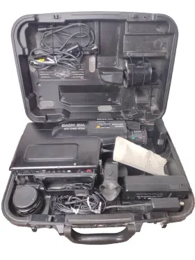 934.53745950 Sears 934.5374595 Roebuck Vhs Movie Camera With Hard Case And Lens Accessories #934.53745950