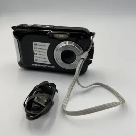 Ca-0428 Seree 30 Mp Full Hd 1080p 48mp Underwater Video Recorder Camera Black
