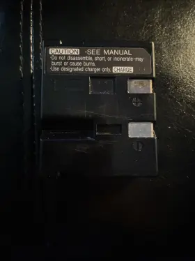 Chsharpbth22ch22 Sharp Battery Pack Model No. Bt-niu #2