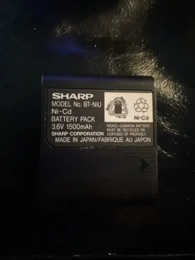 Chsharpbth22ch22 Sharp Battery Pack Model No. Bt-niu