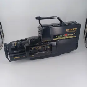 L250 Sharp Vtg Vhs Camcorder High Speed Untested No Battery Manual Accs. Esh #2