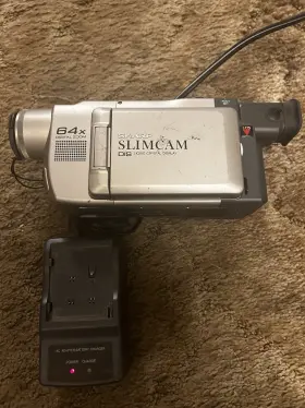 Se10 Sharp Slimcam Vl Untested Bad Battery With Charger