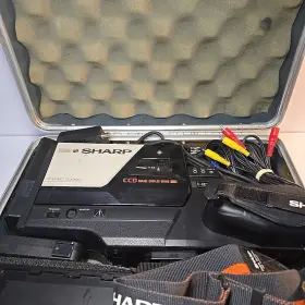 Vc-c20ua Sharp Vhs Camcorder With Carry Case Charger And Accessories Untested As Is #2