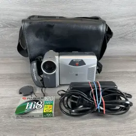 Vl-a110u Sharp 8mm Video Camcorder Camera Transfer Tested