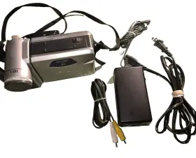 Vl-a111u Sharp Viewcam 8mm Vcr Camcorder 16x Zoom Video Transfer- Tested- Read