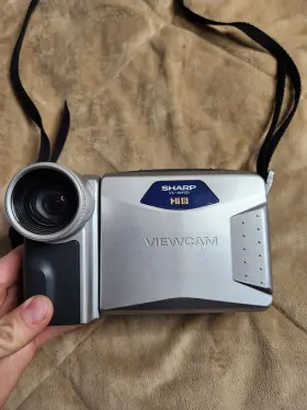 Vl-ah131u Sharp Hi8 8mm Video8 Camcorder Vcr Player Video Transfer With Bag Tested #2
