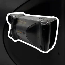 Vl-e36 Sharp 8mm Viewcam 8 Liquid Crystal Video Camera Camcorder Untested No Bat