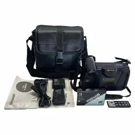 Vl-e37u Sharp Camcorder 8 Viewcam 8mm Hi Fi Monaural Lcd Video Camera Black