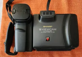 Vl-e39 Sharp Viewcam 12x Power Zoom Monaural Camcorder Video-8 Lcd Charity #2