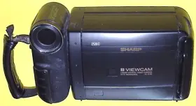 Vl-e40u Sharp Model 8mm Video 8 Camcorder For Parts Or Repair No Battery #2