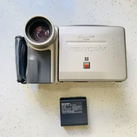 Vl-e610u Sharp Vl-e610h Viewcam Video8 Camcorder Accessories With Battery Untested
